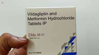 ZildaM 500 Tablet  Vildagliptin and Metformin Hydrochloride Tablets IP  Zilda M 500 Tablet Uses [upl. by Cirdor]