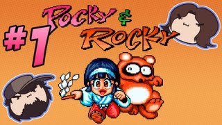 Pocky amp Rocky The Haunted Shrine  PART 1  Game Grumps [upl. by Skyla]