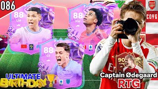 ลุย Birthday Cup 🏆 w 88 Raspadori amp 88 Harit l Captain Ødegaard RTG 86  FC 24 Ultimate Team [upl. by Nylac]