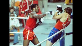 Teofilo Stevenson Cuba vs Mircea Simon Romania 1976 Montreal Heavyweight boxing Olympics Final [upl. by Arhsub]