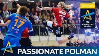 A closer look Estavana Polman  Womens EHF Champions League [upl. by Alioz]