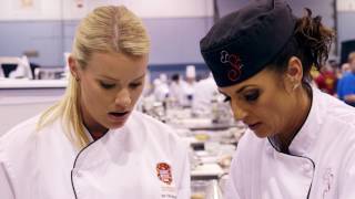 Sherry Holmes learn to cook with Chef Line Pelletier [upl. by Nivanod391]