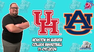 Houston vs Auburn 11924 Free College Basketball Picks and Predictions  NCAAB Pick [upl. by Leunamnauj]