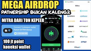 INI WAJIB DIGARAP  CARA KONEK WALLET TON KEPEER  REVIEW MMproBump Airdrop [upl. by Llorrad]