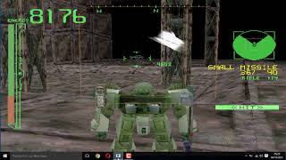 Armored Core PS1 Gameplay FR Lets Play Mission 01 [upl. by Nylrahc]