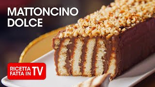 MATTONCINO DOLCE di Benedetta Rossi  Ricetta TV Fatto in Casa per Voi [upl. by Orecic]