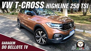 VW TCross Highline 250 TSI  Garagem Daily Driver [upl. by Llemmart]