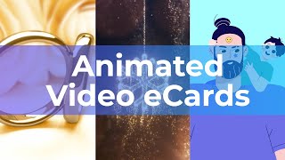 Free Animated Ecards  How to Make an Animated Video Greeting Card in Minutes [upl. by Lepper]