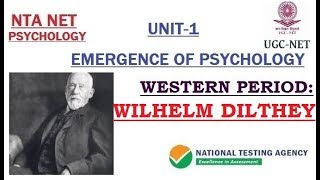 EMERGENCE OF PSYCHOLOGY WILHELM DILTHEY OF WESTERN SYSTEM [upl. by Kcirre809]