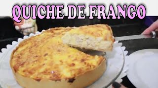 Como fazer QUICHE DE FRANGO  Receitas da Paty [upl. by Arat]