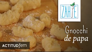 ¿Cómo preparar un delicioso gnocchi de papa  Zahie Tellez [upl. by Fugere]