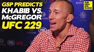 GSP Prediction Conor McGregor vs Khabib Nurmagomedov  UFC 229 [upl. by Adnoloy]