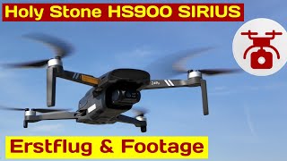 Holy Stone HS900 Sirius Flugtest Footage Ersteindruck 249g Drohne mit GPS 4k Kamera 3 Achs Gimbal 💯 [upl. by Nyliuqcaj]