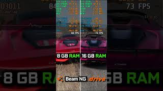 8GB vs 16GB RAM  BeamNGdrive [upl. by Adamis504]