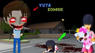 Yuta Big Head Haunting Zombie Mystery Sakura School Simulator Horror Story [upl. by Raab402]