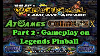 Atgames LP Vertical CoinOps Build Part 2 Gameplay [upl. by Maril]