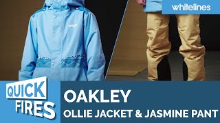 Oakley Jamie Anderson Ollie Jacket and Jasmine Pants 202122  Whitelines Quickfire Reviews [upl. by Hnad158]