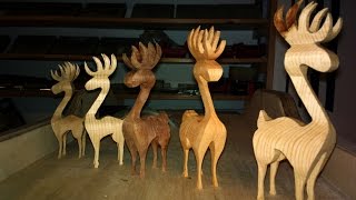 Bandsaw Christmas Reindeers [upl. by Anavrin]