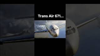 Trans Air 671 aviation avgeek youtube shorts engine [upl. by Ennylhsa]