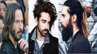 Top 15 New Long Hairstyles For Men 20172018  Mens Long HairstylesampHaircuts 20182019 [upl. by Hairom]