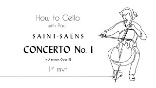 How to play SaintSaens Cello Concerto No1 1st mvt LessonPractice Guide Live [upl. by Eelyab415]