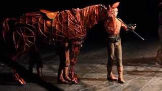 Inside War Horse a short video of the puppet horses mechanism [upl. by Rehtae949]