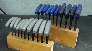 MAKE USABLE HEX KEY STAND 1019 tubalcain allen wrenches [upl. by Close]