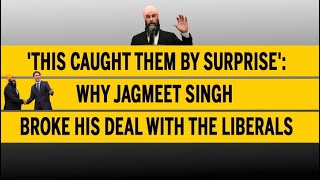 This caught them by surprise Why Jagmeet Singh broke his deal with the Liberals [upl. by Lady]