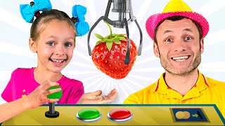 Yummy Fruit Song for Kids with Maya and Mary [upl. by Christiano]