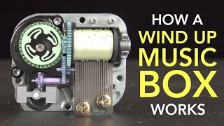 How a Wind Up Music Box Works [upl. by Paxon]