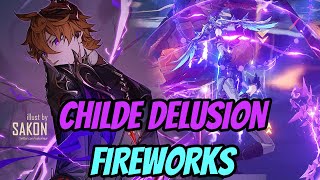 NEW 25 SPIRAL ABYSS  CHILDE DELUSION  FIRST HALF ONLY [upl. by Ahsienek]