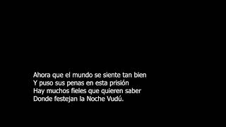 Letra Noche vudú Subtitulada  La Renga  Detonador de sueños 2003 [upl. by Rhines]