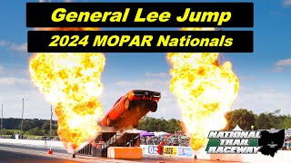 General Lee Jump 2024 MOPAR Nationals at National trail Raceway [upl. by Nohsad509]