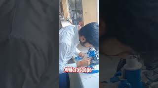 Looking the slide in microscope for a reasearch mbbs missionmbbs missionneet [upl. by Ethban364]