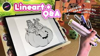 How I Started My Art Career  Lineart  QampA ✨ [upl. by Nagaet]