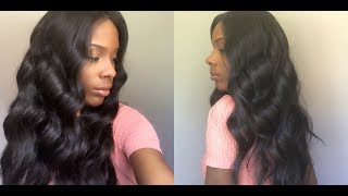 Get The Virgin Hair Look For Less BOBBI BOSS LACE FRONT WIG  MLF200 CELESTE ft Collab W Queen She [upl. by Loralee3]