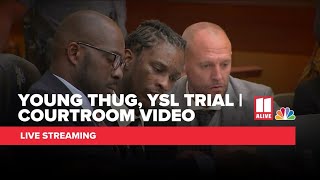 Young Thug YSL trial  Proceedings resume with no jury  Wednesday Oct 9 [upl. by Bollinger]