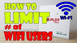 How to limit the Number of users for PLDT Home R051 V008 [upl. by Donall]