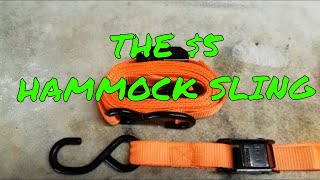 Hammock Hanging Easy amp Cheap  The 5 Hammock Sling [upl. by Christianna]