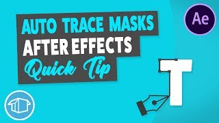 Auto Trace Masks  After Effects Quick Tip Tutorial [upl. by Nyvets]