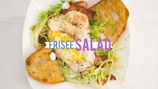 French Frisee Salad w Bacon for Mom on Mothers Day [upl. by Eelyah657]