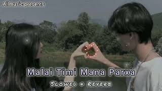 Malai Timi Man Parxa lofi slowedandreverb moviesongs lovesong [upl. by Anatole]