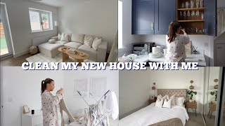 CLEAN MY NEW HOUSE WITH ME Deep clean amp organisation [upl. by Leirda]