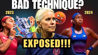 quotSerena’s ExCoach EXPOSES Coco Gauff’s Technique Flaws US Open Dramaquot [upl. by Ledniahs]