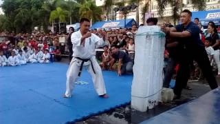 Sensei Artemio MancolKyokushin Tameshiwari [upl. by Howell]