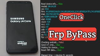 Samsung J4Core Frp Bypass [upl. by Eidissac]