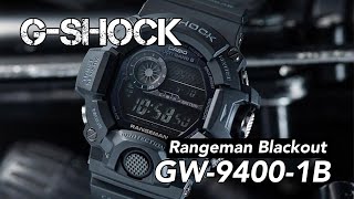 UNBOXING  GShock GW94001B  Rangeman Blackout Triple Sensor  Master Of G [upl. by Pomfret285]