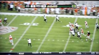 Oregon vs Washington St Highlights 2010 [upl. by Suirred]