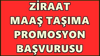 Ziraat Bankası Promosyon Başvurusu  Ziraat Emekli Maaşı Taşıma Promosyonu Başvuru Sorgula  2023 [upl. by Ibmab]