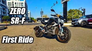 Zero SR F First Ride [upl. by Cirda]